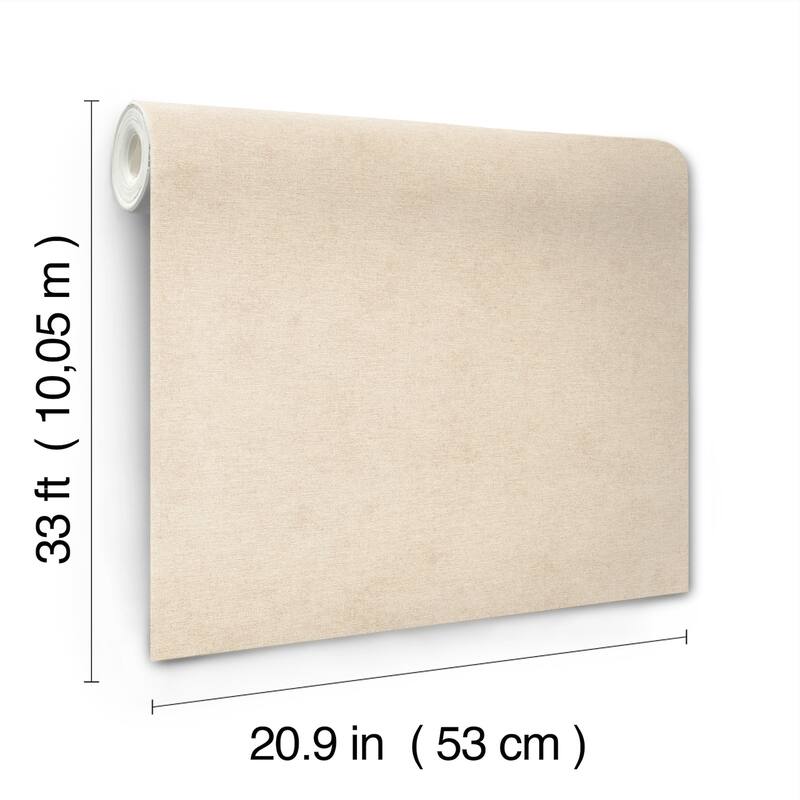 A-Street Prints Cullen Mauve Faux Linen Wallpaper