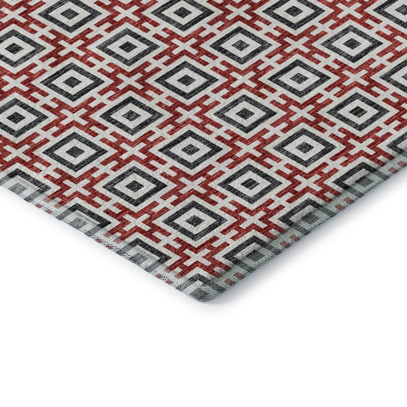 Premium Washable Super Soft Modern Mosaic Mayfield Rug