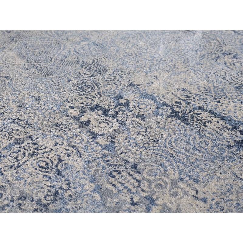 Angel Collection Faded Abstract Area Rug