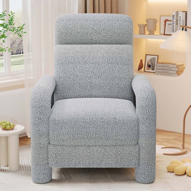 Recliner Armchair with Adjustable Backrest,for Ultimate Comfort and Relaxation - Light Grey