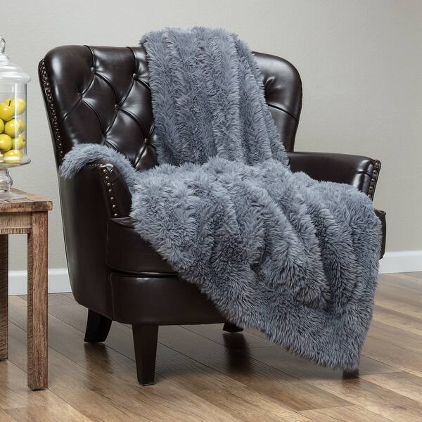 Chanasya Faux Fur Fuzzy Longfur Throw Blanket Bed Bath & Beyond 34839119