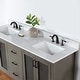 preview thumbnail 95 of 177, Altair Hadiya Bathroom Vanity with Composite Stone Countertop without Mirror