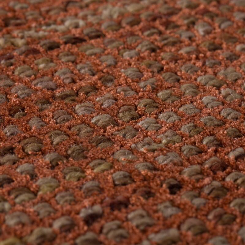 Addison Mission Multi Solid Tone Wool Blend Area Rug