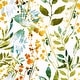 preview thumbnail 3 of 1, Hand Drawn Boho Spring Leaves Removable Wallpaper