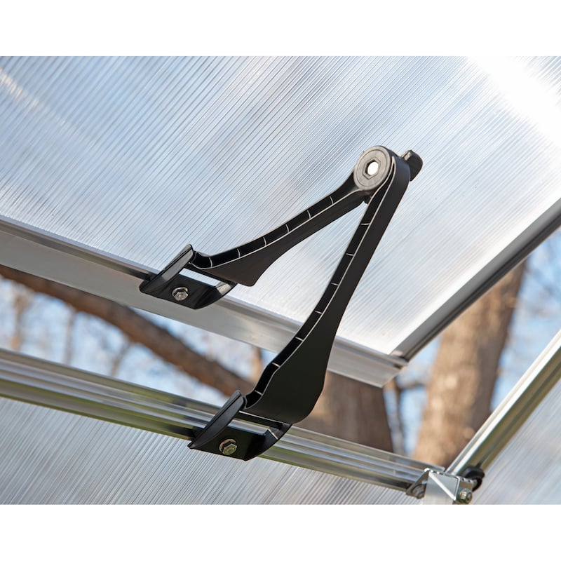 Mythos 6 ft. Silver/Multiwall DIY Greenhouse Kit