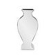 preview thumbnail 3 of 7, Allan Andrews Tall Silver Rounded Mirrored Glass Vase
