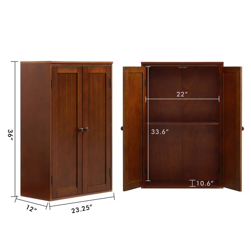Storage Cabinet Wooden Floor Cabinet - Bed Bath & Beyond - 39040184