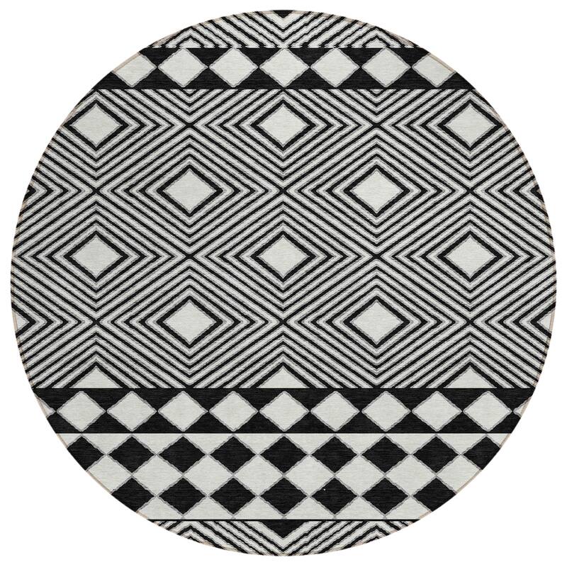 Machine Washable Indoor/ Outdoor Chantille Boho Moroccan Rug