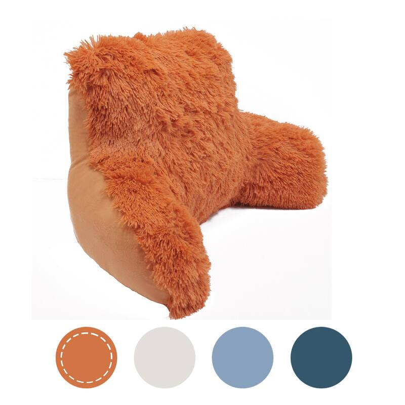 Halsted Shaggy Backrest Pillow