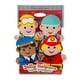 preview thumbnail 1 of 1, Melissa & Doug Jolly Helpers Hand Puppets, Set of 4 - Multi Multi - Kids