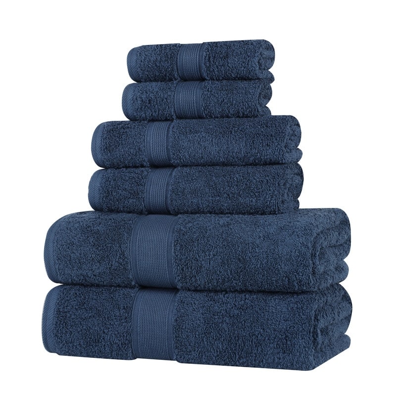 Superior Oregon Organic Cotton Solid 6-Piece Towel Set