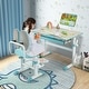 preview thumbnail 13 of 16, Costway Height-Adjustable Kids Desk Children Study Table with Tilt - See Details