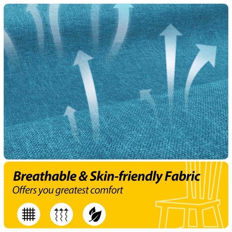 AAAAAcessories 17 in. X 16 in.Indoor Strap Non-slip Chair Cushion for Multi-scenario Setups (2 Pack) - N/A