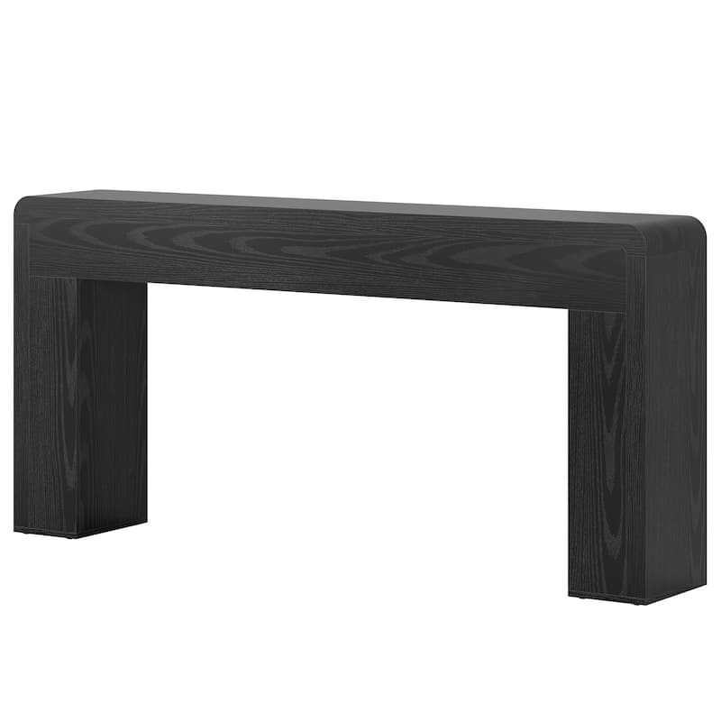 Industrial Rustic Brown Extra Long 70.9" Console Table for Entryway