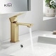 preview thumbnail 2 of 34, Lead-free Solid Brass Single Handle Bathroom Vanity Faucet with Hose