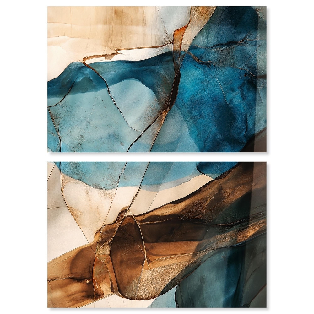 Glitch Aesthetic III Canvas Set of 2 by Art Remedy, Gallery Wrapped