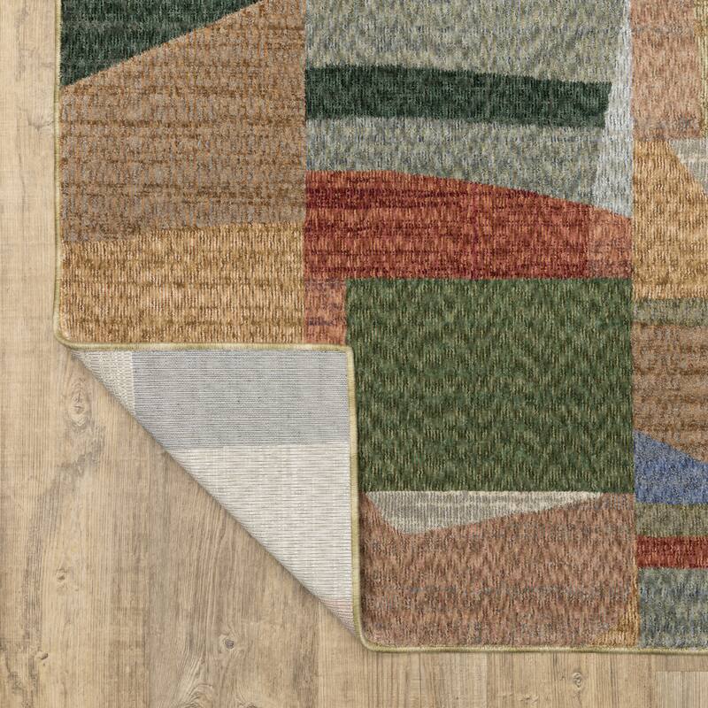 Tobias Modern Color Block Multi-colored Area Rug