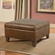 Option Distressed Brown Faux Leather