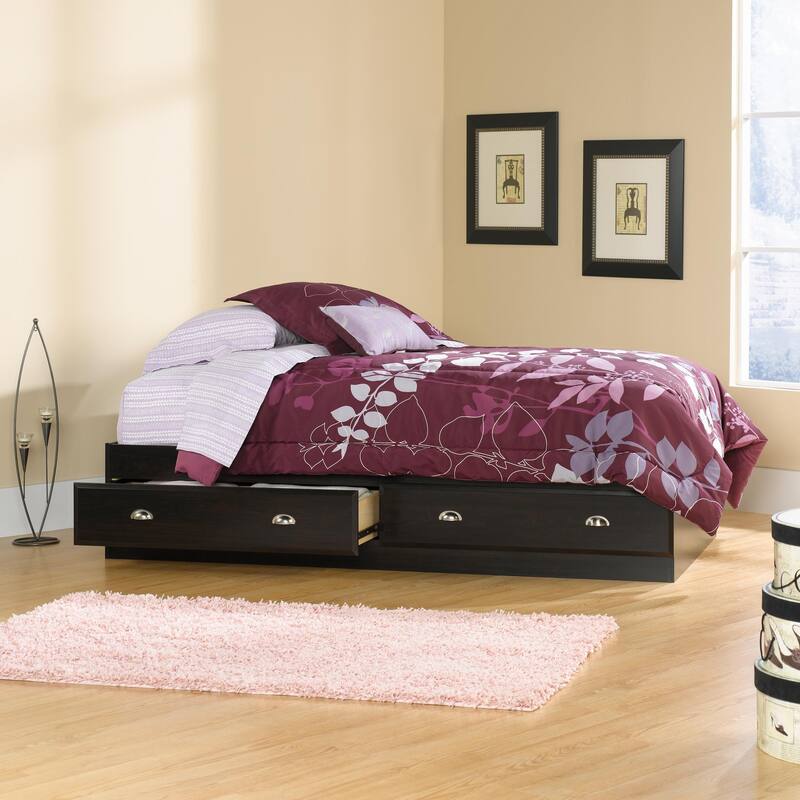Twin Storage Bed with Drawers - Modern Style Platform Bed Frame - Under Bed Storage Solution