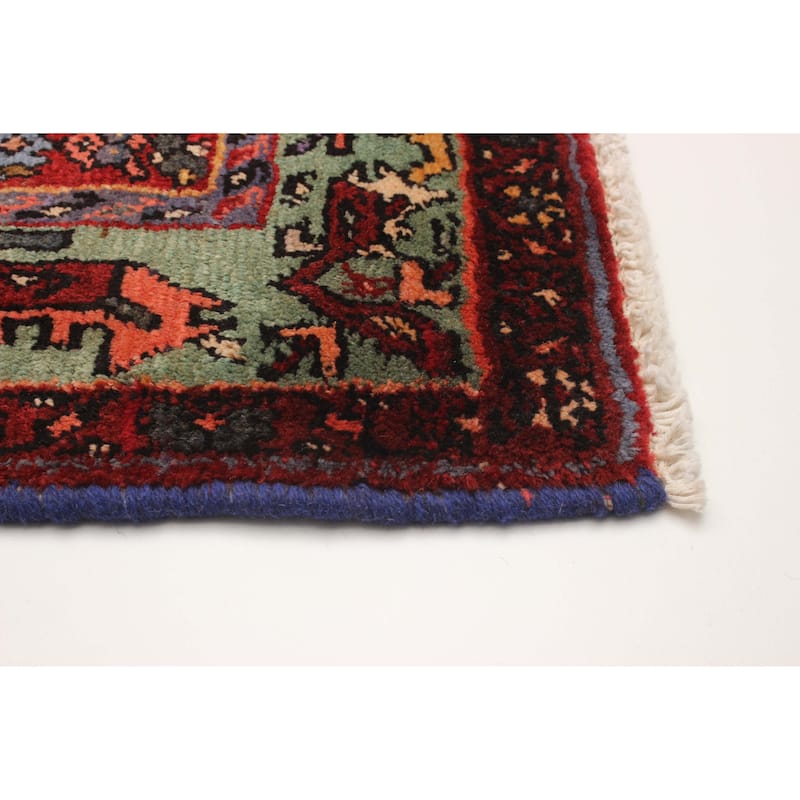 ECARPETGALLERY Hand-knotted Andelz Red Wool Rug - 4'2 x 6'11