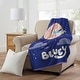 preview thumbnail 2 of 2, Bluey Over The Moon Micro Raschel Throw Blanket