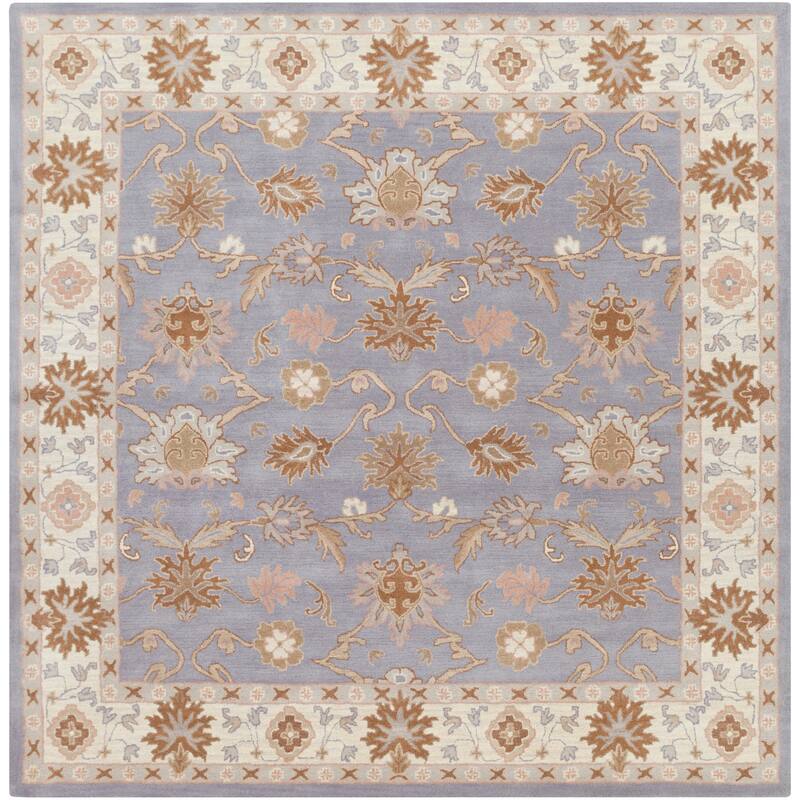 Handmade Nick Bordered Wool Area Rug