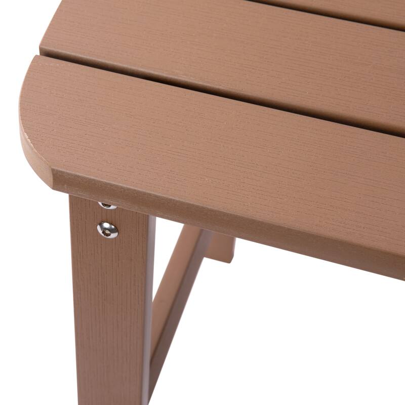 All-Weather Poly Resin Adirondack Side Table - Patio Table