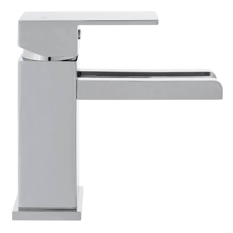 SAFAVIEH Solea Balance Chrome Single-handle Bathroom Faucet - 1.9" x 5.8" x 5.9"