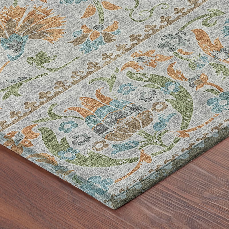 Machine Washable Indoor/ Outdoor Global Alix Chantille Rug