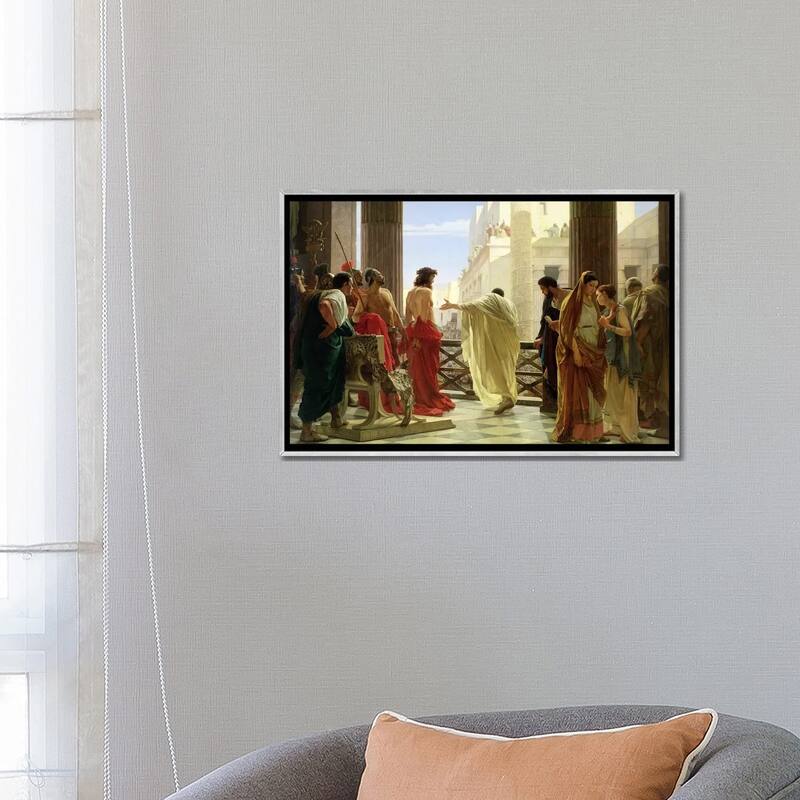 iCanvas "Ecce H-mo " by Antonio Ciseri Framed