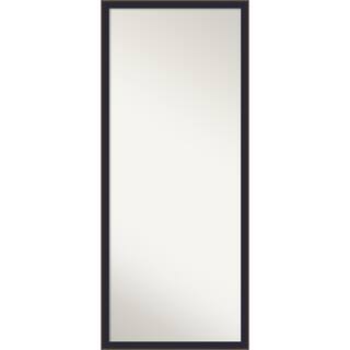 Havana Non-Beveled Framed Full-Length Floor Leaner Mirror - Havana Black Bronze - 27 x 63 in
