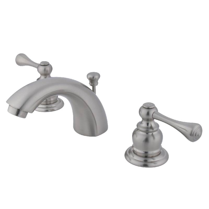 Kingston Brass Vintage Mini-Widespread Bathroom Faucet - Brushed Nickel