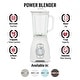preview thumbnail 6 of 30, HADEN 5-Speed Power Blender with 1.75 Liter Glass Jug and Metal Housing