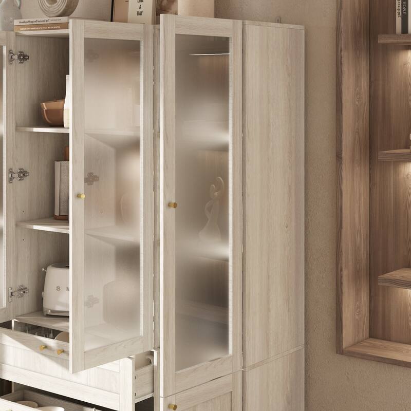 Elegant White Modular Bookcase: Stylish and Flexible Storage Solution for Your Home