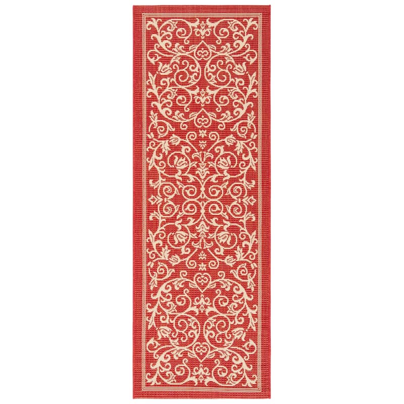 SAFAVIEH Courtyard Clarine Indoor/ Outdoor Waterproof Patio Backyard Rug