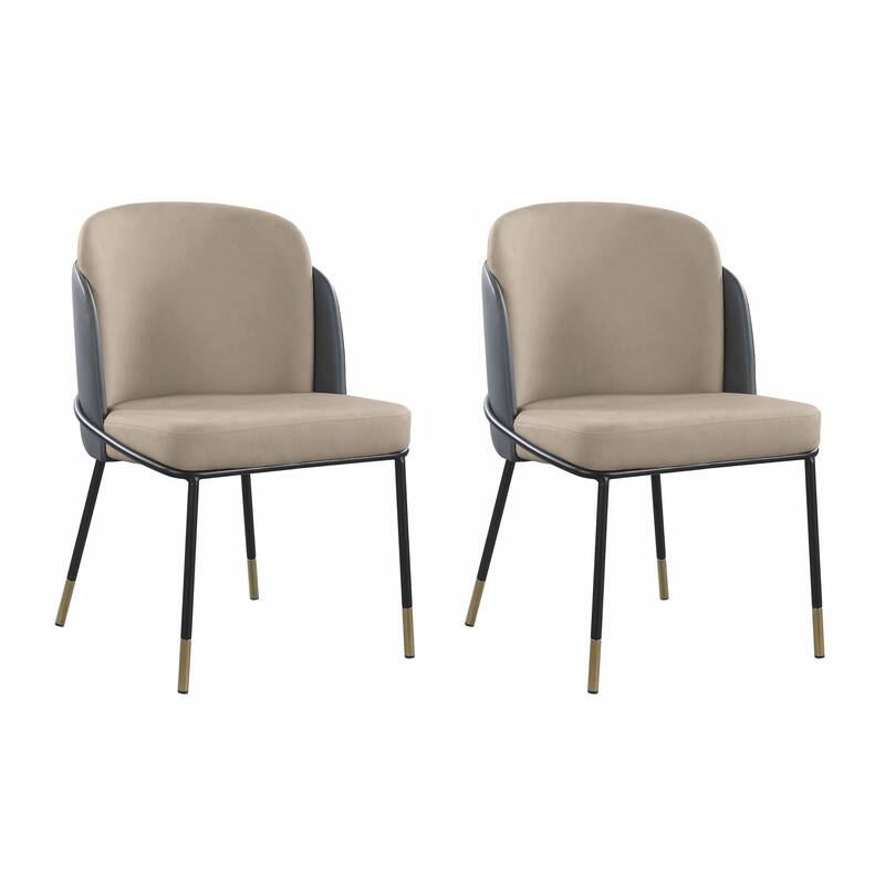 Somette Karlia Kimmy Marbleized Sintered Stone Dining Set with Gray Chairs