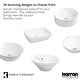 preview thumbnail 7 of 5, Karran Valera 21" Top Mount Vitreous China Bathroom Sink in White