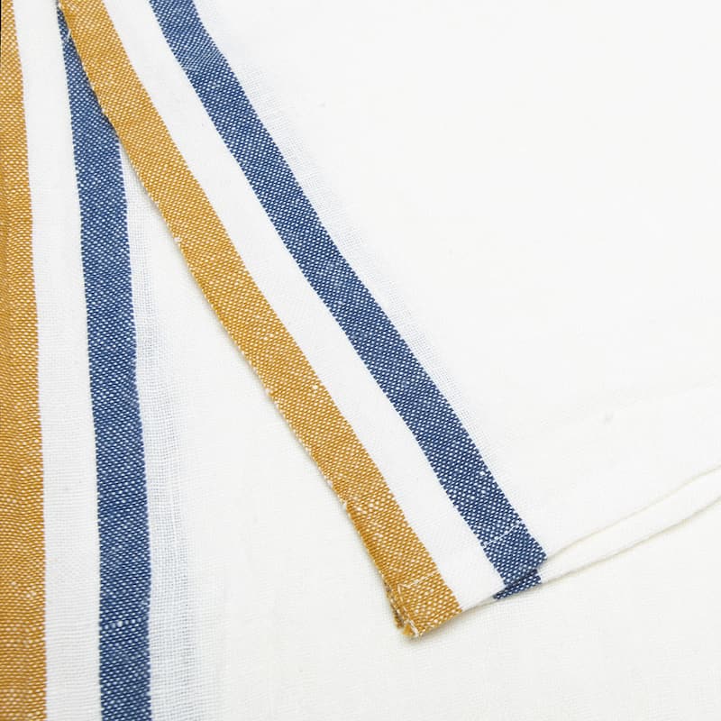 Caravan Normandy White Tea Towels - Set of 2 - 20 x 30"