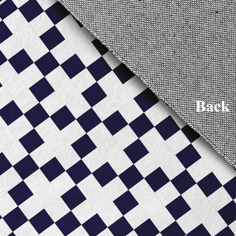 Cross and Squares Rug