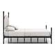 preview thumbnail 13 of 21, The Gray Barn Epona Modern Curved Metal Four Poster Bed