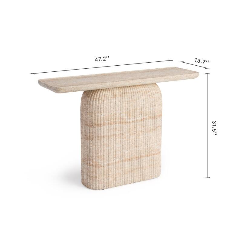 Studio London Capri Console Modern Hallway and Sofa Accent Table