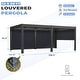 preview thumbnail 156 of 188, EROMMY Outdoor Louvered Pergola Gazebo with Adjustable Aluminum Rainproof Roof