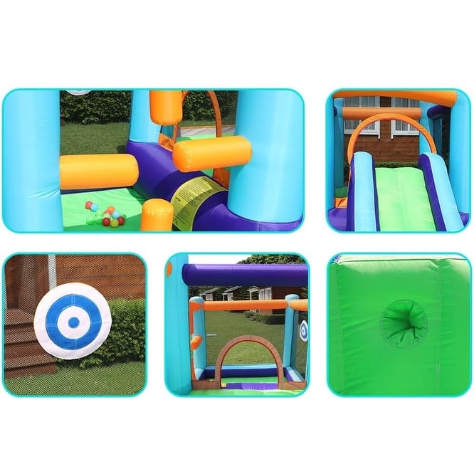 Inflatable Bounce House, Bouncer & Slide with Air Blower,with Ball Pool and Carry Bag