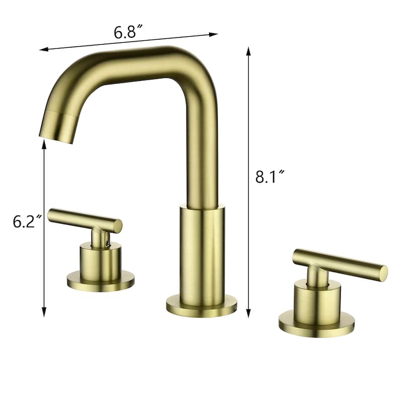 Clihome Widespread Bathroom Faucet Two Handle