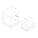 preview thumbnail 5 of 13, South Shore August 1-Drawer Nightstand