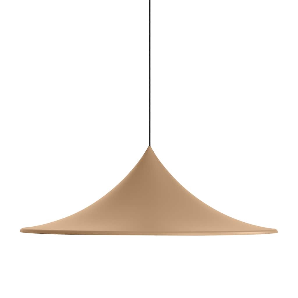 Golden Lighting Vistara 1-light 35in Pendant in Latte - Bronze