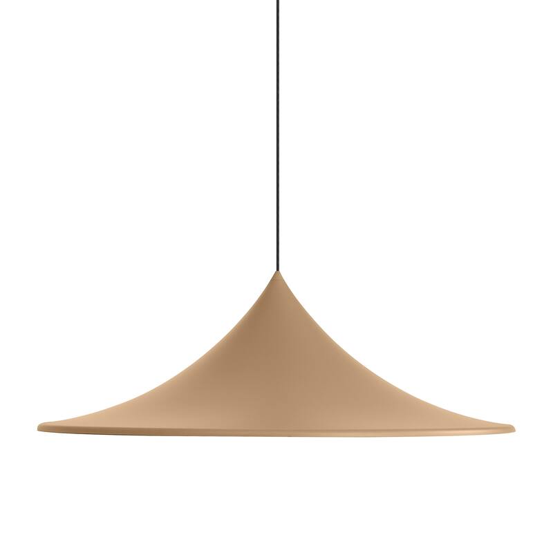 Golden Lighting Vistara 1-light 35in Pendant in Latte - Bronze