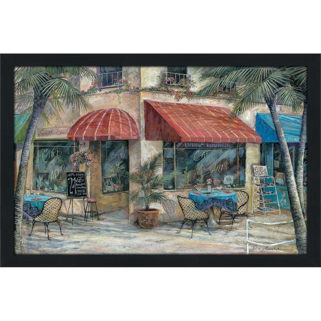 "Cafe of the Arts" by Ruane Manning Print on Acrylic