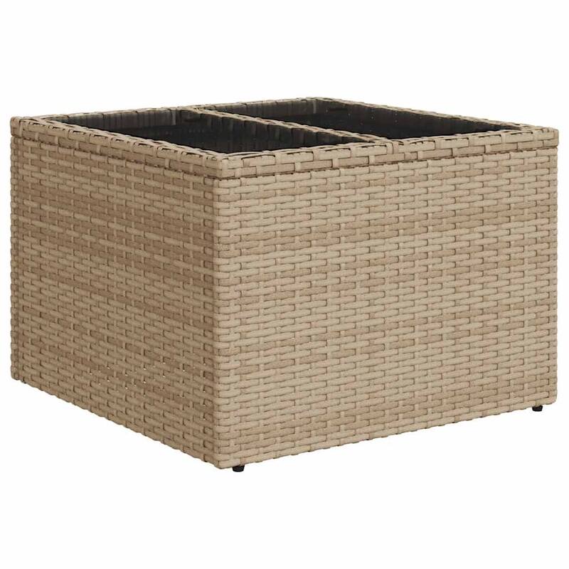 vidaXL 7 Piece Patio Sofa Set with Cushions Poly Rattan