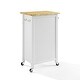 preview thumbnail 7 of 14, Crosley Savannah Wood Top Compact Kitchen Island/Cart - 15.75"d x 22.25"w x 37"h